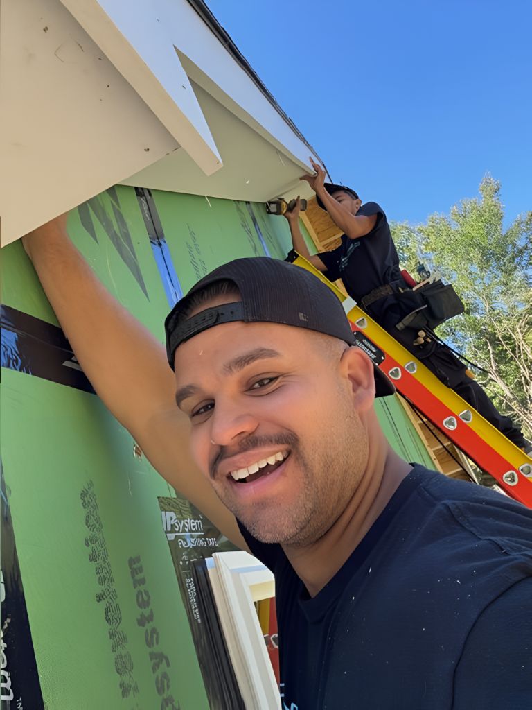Julio Rodrigues, Owner of JR General Contracting, on a job site in Southern Maine